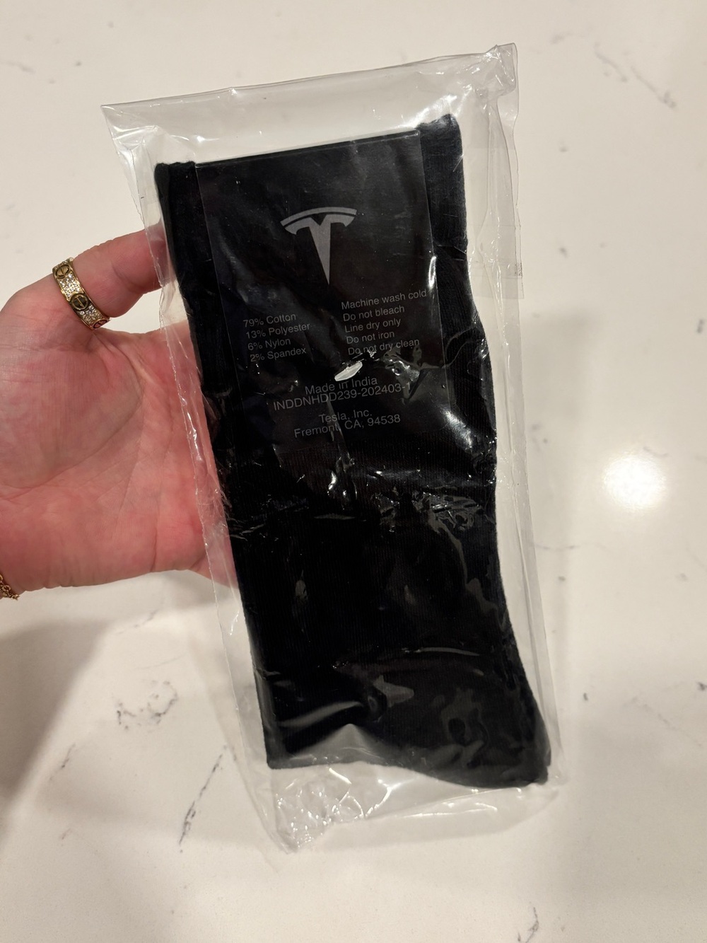 Tesla Socks Black